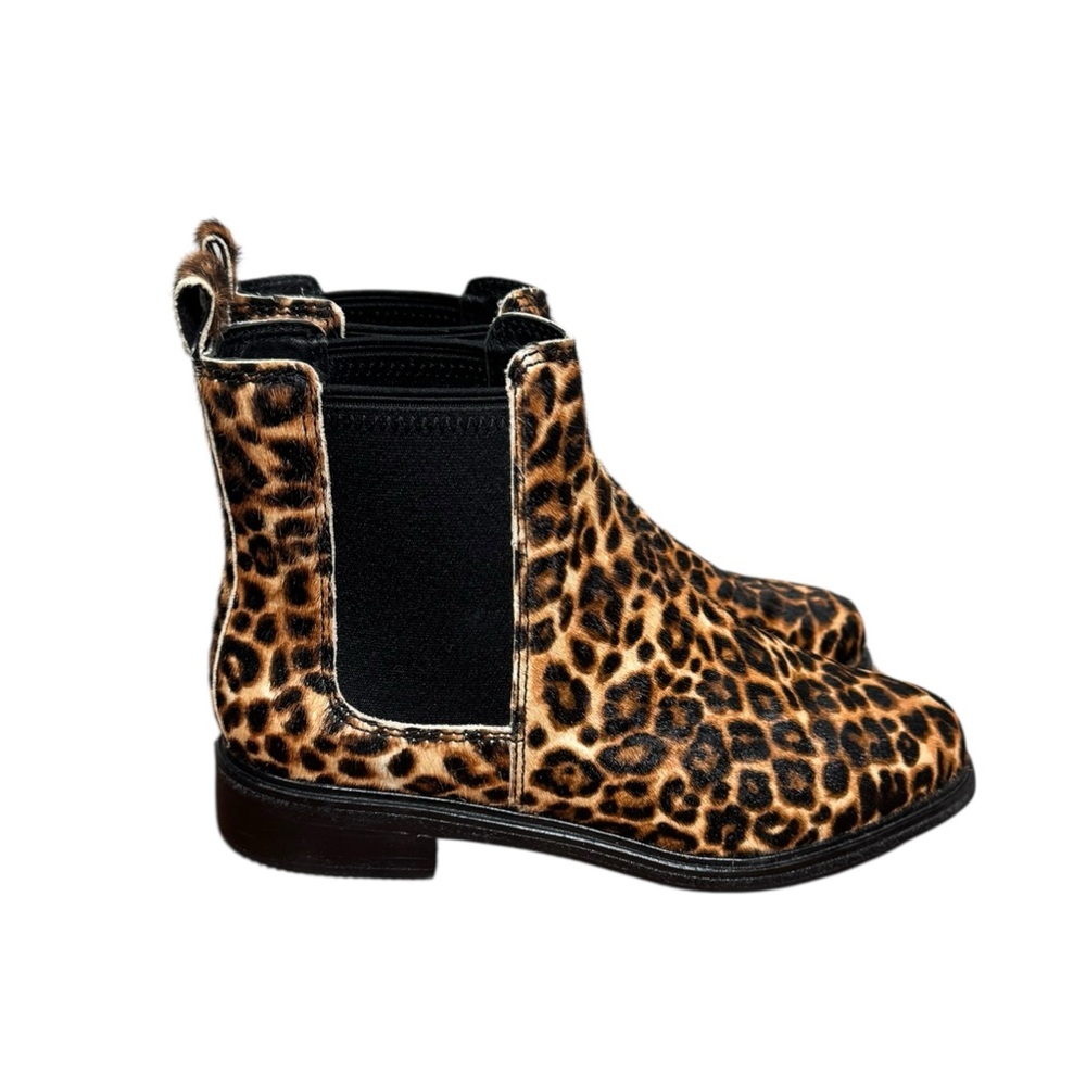 Clarks Clarksdale Arlo Leopard Chelsea Ankle Booties 8.5M